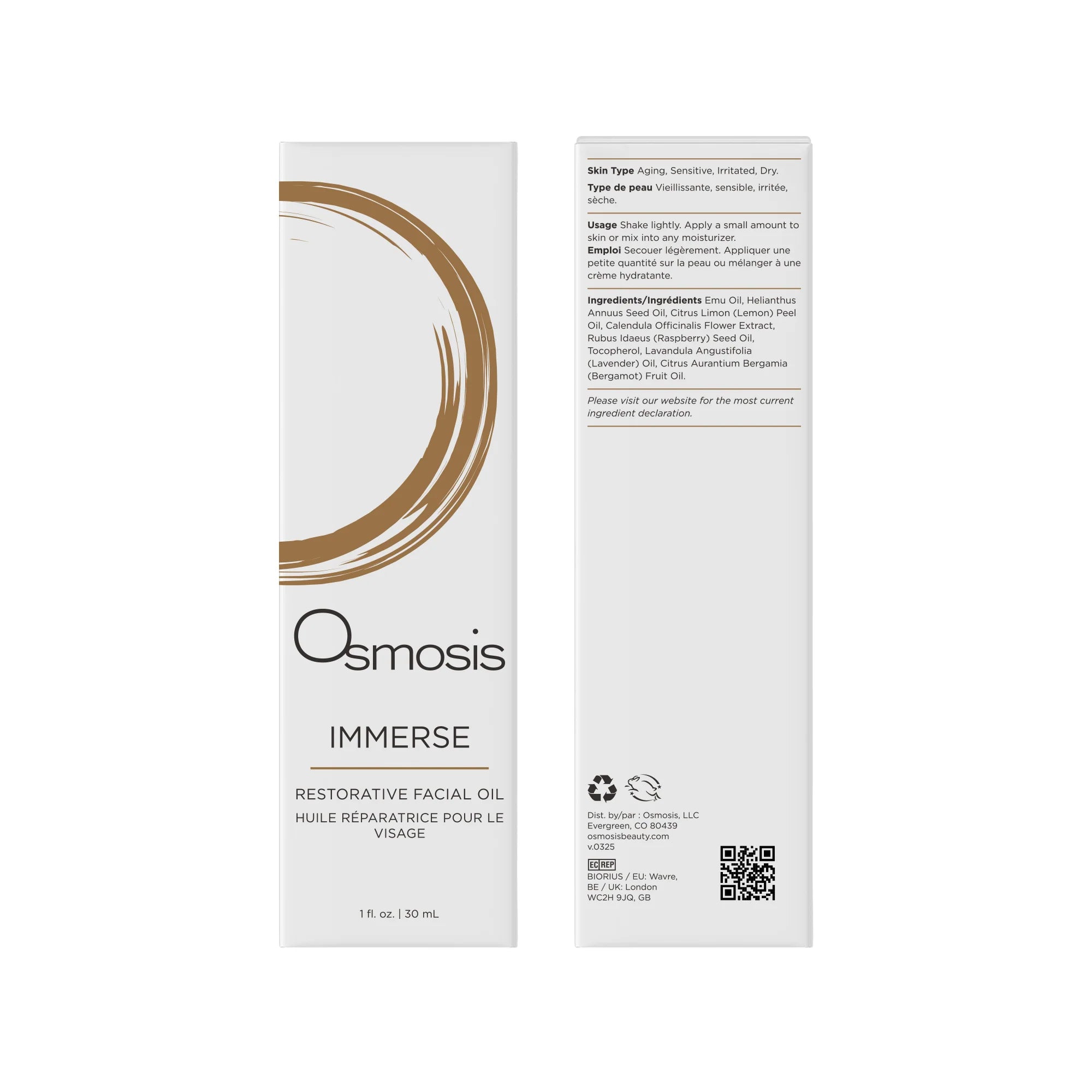 Osmosis Immerse Moisture Boosting Facial Oil